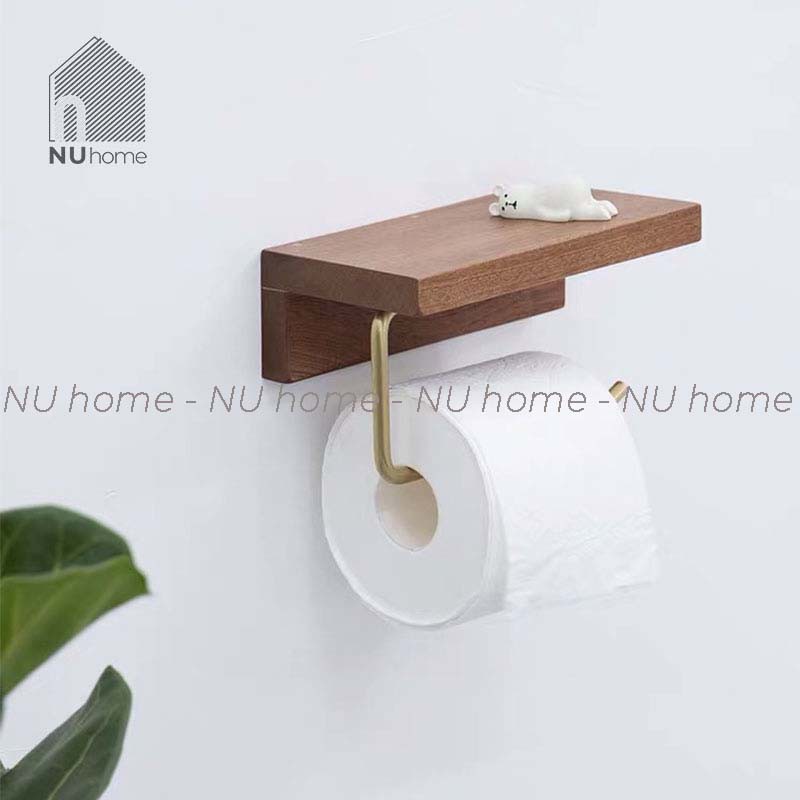 nuhome.vn | Móc gỗ treo giấy vệ sinh - Oni được thiết kế mộc mạc với chất liệu gỗ tự nhiên cao cấp