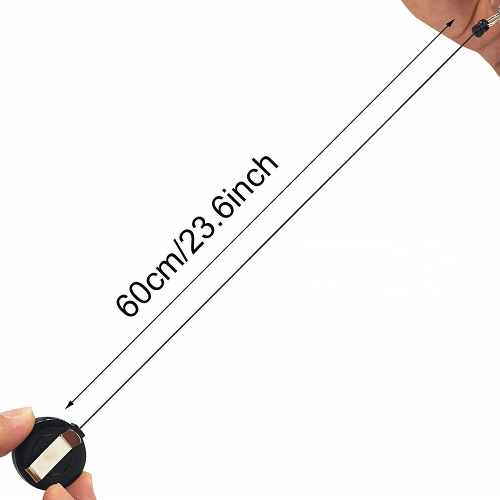 Thẻ đeo bảng tên bằng nhựa ABS có dây kéo co giãn