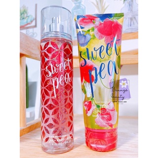 [BILL MỸ] SWEET PEA - BỘ XỊT THƠM DƯỠNG THỂ BATH AND BODY WORKS 💐🫒