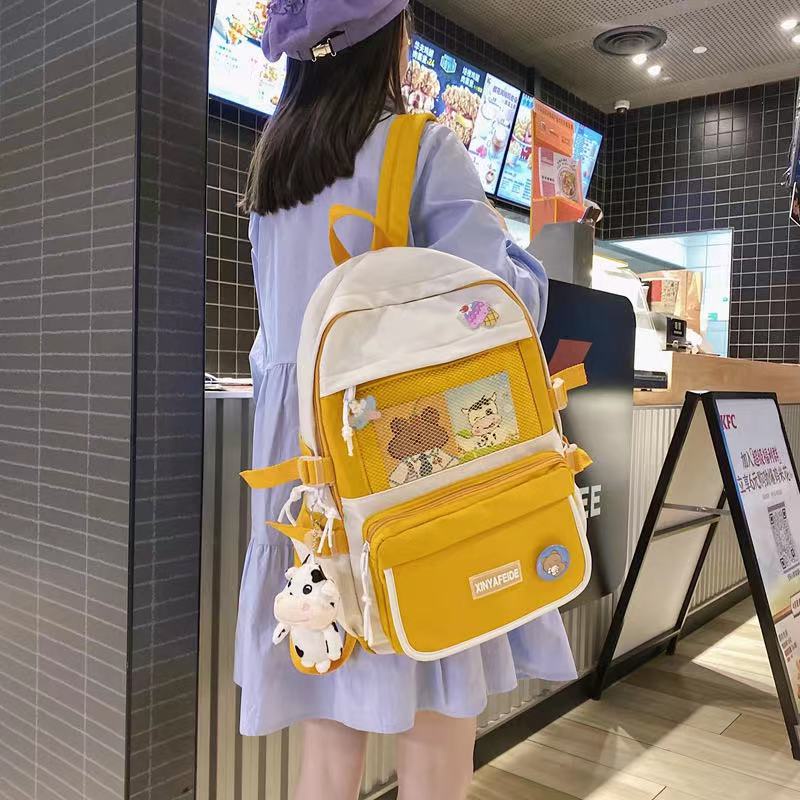 Balo ulzzang đi học học sinh, sinh viên Hàn Quốc cao cấp chống nước