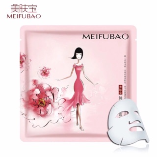 Mặt nạ cô gái hoa mẫu đơn Meifubao 