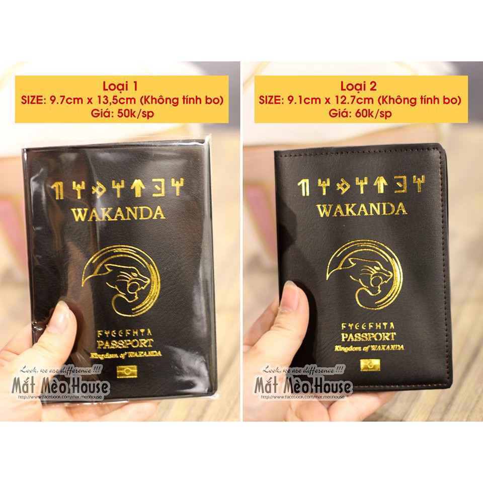 Passport Cover/ Bọc hộ chiếu Wakanda và Asgasrd
