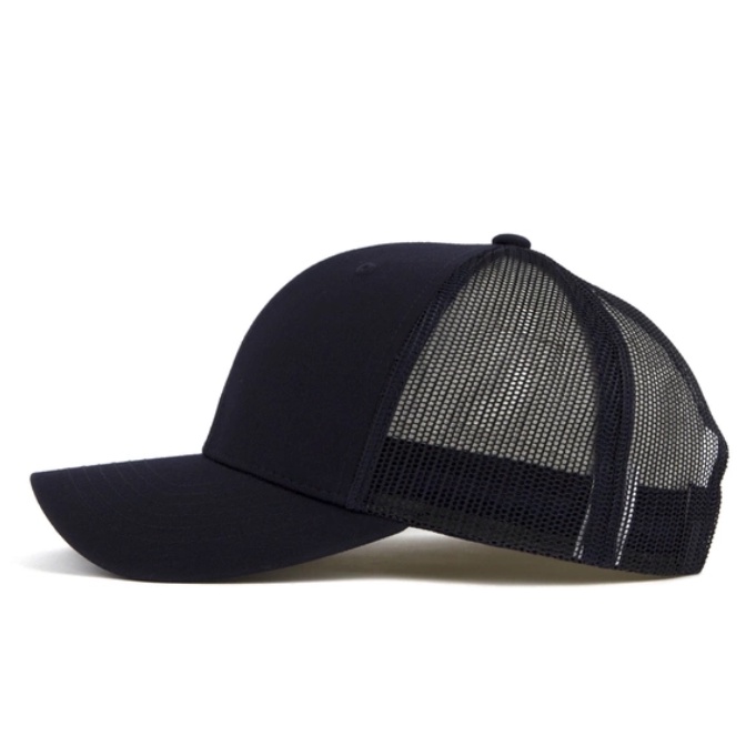 Nón lưới Lưỡi Trai Trơn BLANK 6 meshcap navy NN381 Màu Đen