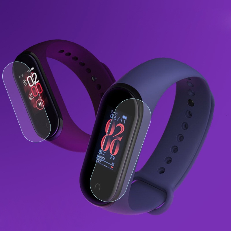 Miếng dán chống trầy bảo vệ màn hình HD cho vòng tay thông minh Xiaomi Miband 4 2 3 5 6