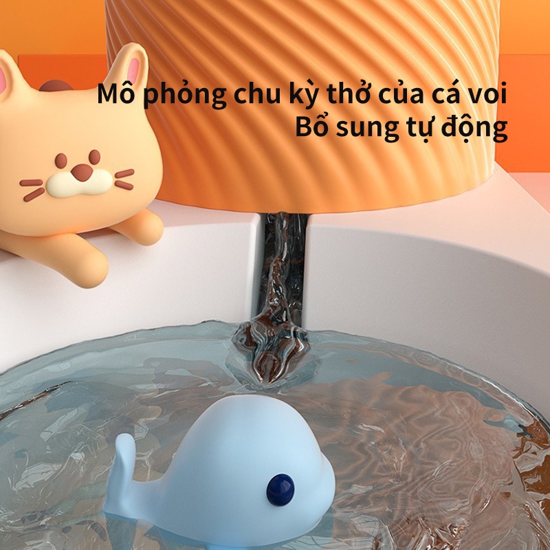 Domicoo Bát ăn uống tự động chó mèo 2 lít và Bình uống nước tự động và Bát ăn tự động cao cấp cho thú cưng （Sẵn Sàng Chuyển Hàng）