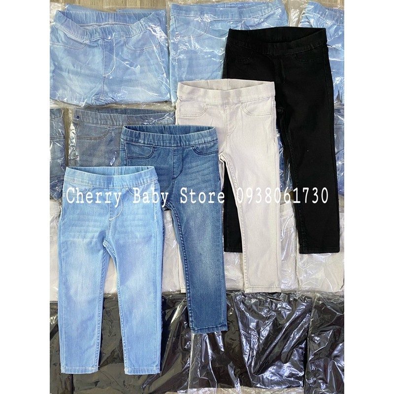 Quần tregging denim jean HM bé gái