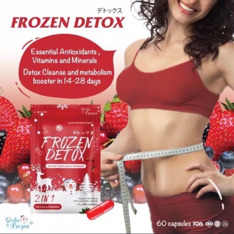 (sale nghỉ bán) Viên Detox rau củ Frozen Detox Thái Lan (hàng chuẩn)