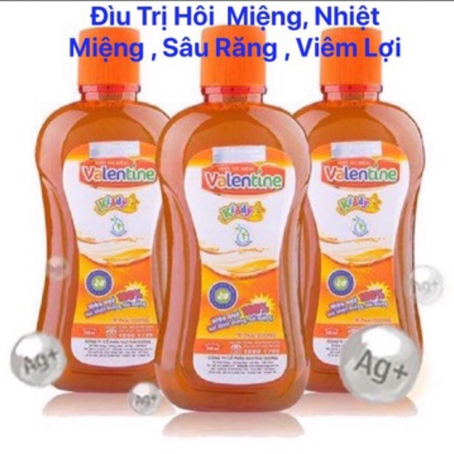 NƯỚC SÚC MIỆNG VALENTINE KIDDY 250ML - SAO THÁI DƯƠNG CHÍNH HÃNG