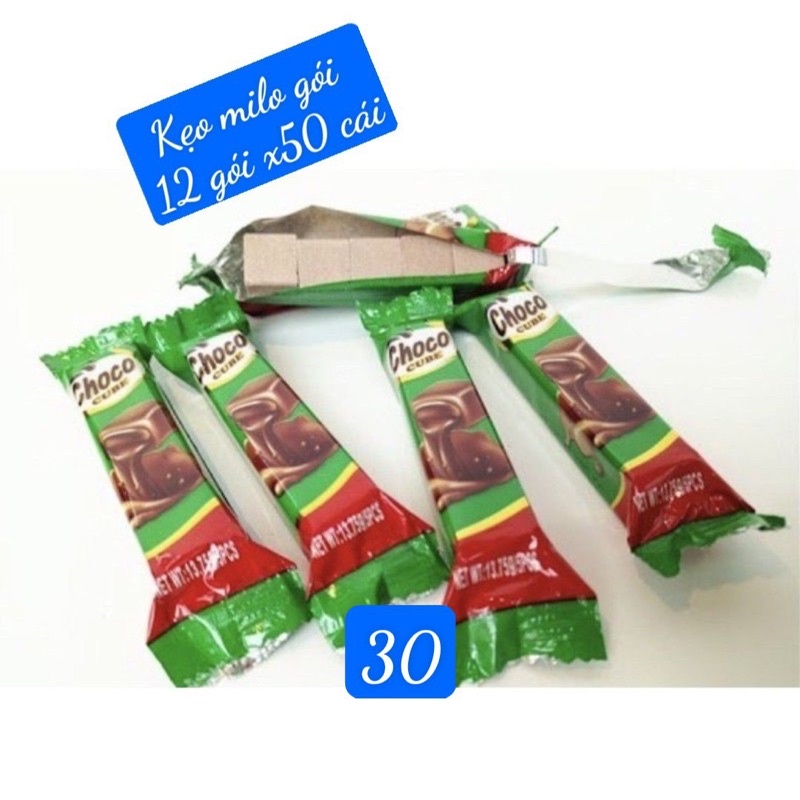 1 Bịch 50 Gói Kẹo Milo Cube (mỗi gói 5 viên tổng gói 100 viên)