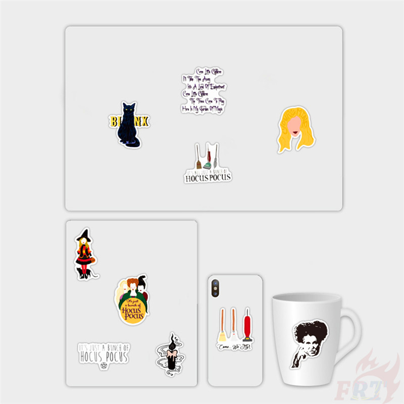 ❉ Hocus Pocus Series 01 Stickers ❉ 50Pcs/Set Funny Witch Winifred Mary Sarah Waterproof DIY Decals Doodle Stickers