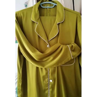 [ Order-có ảnh thật] Bộ đồ ngủ pyjama mặc nhà chất lụa tằm cao cấp