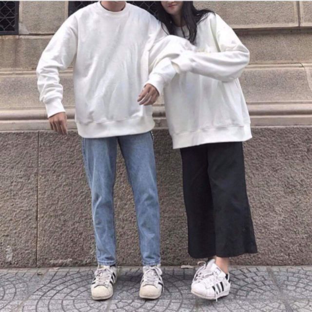 Áo sweater nỉ cotton 100%