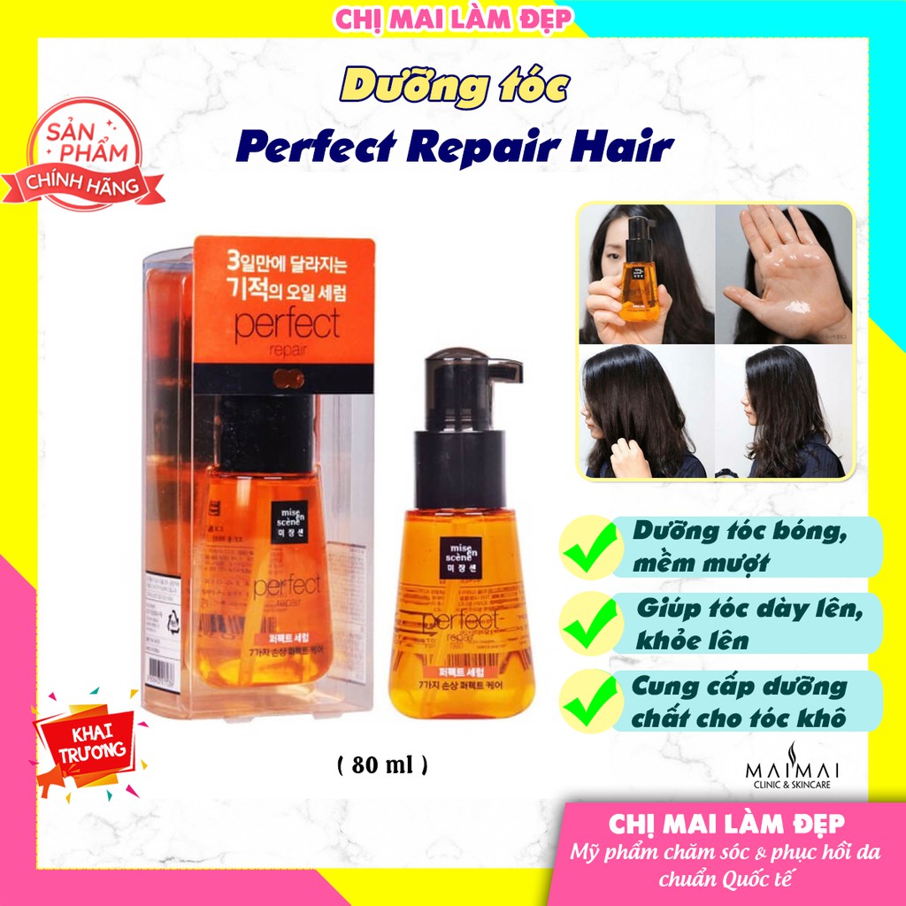 Dưỡng Tóc Mise En Scène Perfect Repair Hair Serum 80ml