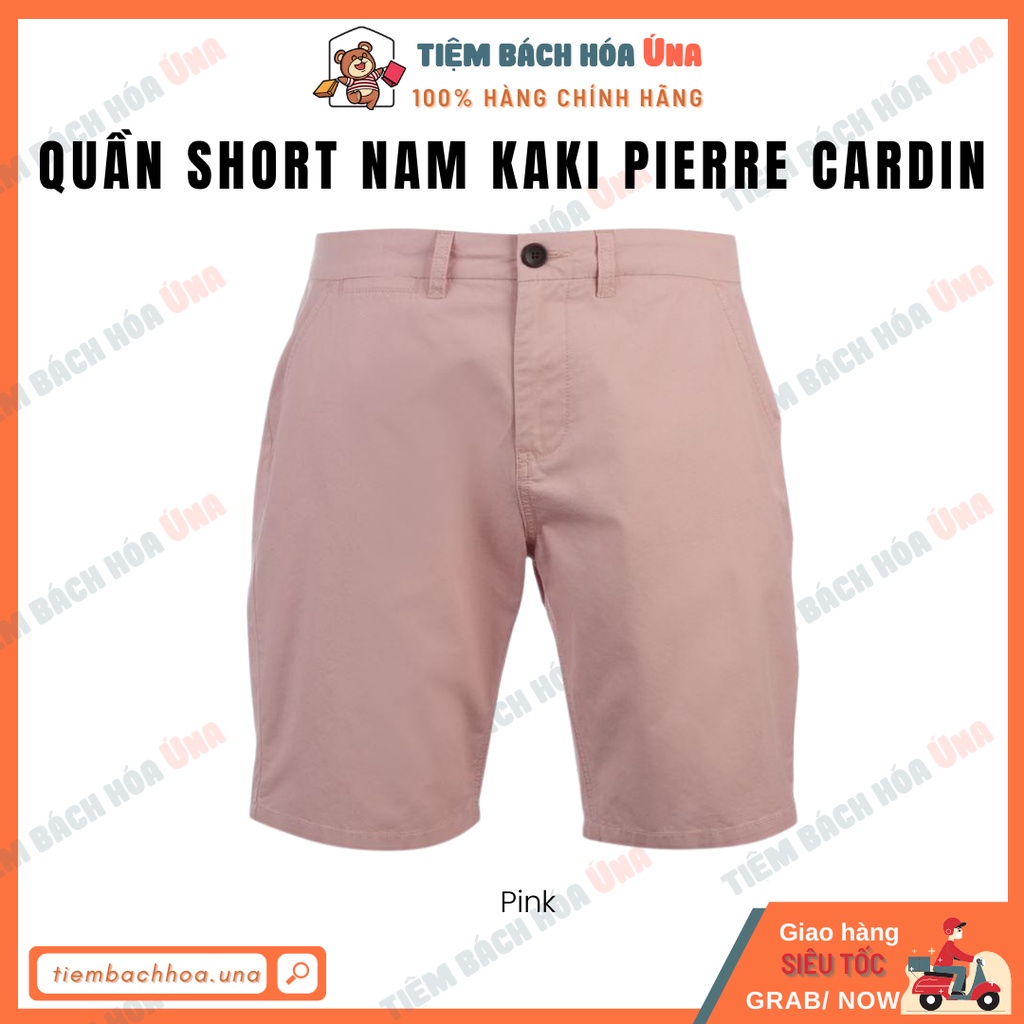 Quần short kaki nam Pierre Cardin cao cấp có túi hợp thời trang