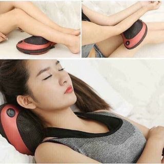 Gối Massage hồng ngoại Magic 8 bi
