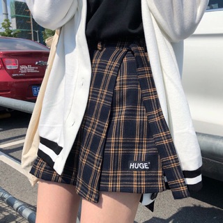 Order chân váy chữ a kẻ caro ulzzang