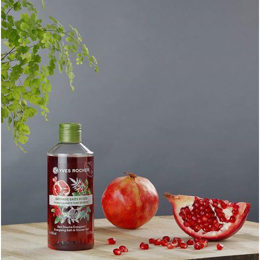 [CHÍNH HÃNG] Sữa Tắm Yves Rocher Cotton Flower Pomegranate Relaxing Bath &amp; Shower Gel 400ml