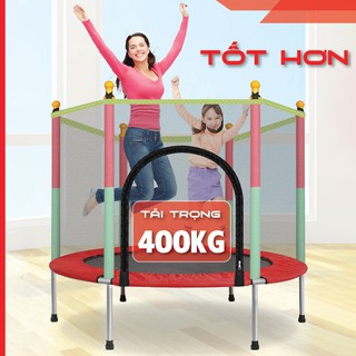 Sàn Bật Nhún Cho Bé, Nhà Nhún, Sàn Nhún Lò Xo,  Bền Vững - An Toàn - Tải Trọng Lớn, Bạt Nhún Có Lưới Bao