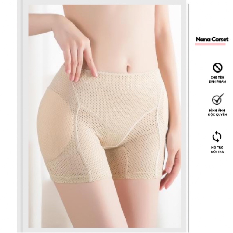 Quần độn mông và hông thông hơi cạp thường