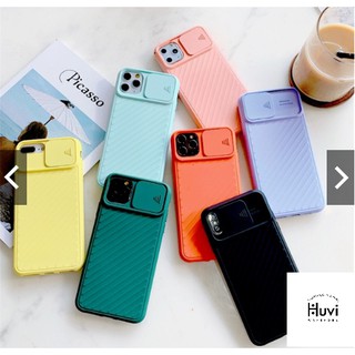 Ốp iphone 11 cam selfie sành điệu giả 11 iphone 6 đến 11 pro max nắp trượt Bảo vệ camera