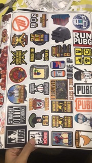 Set sticker pvc Pubg