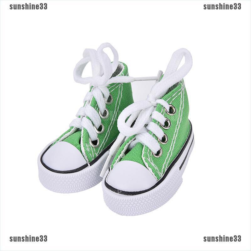 Giày Vải Canvas Mini 7.5cm Dành Cho Búp Bê 40.64 cm