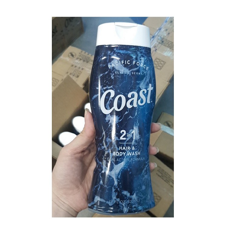 Sữa tắm gội Coast dành cho nam 532ml