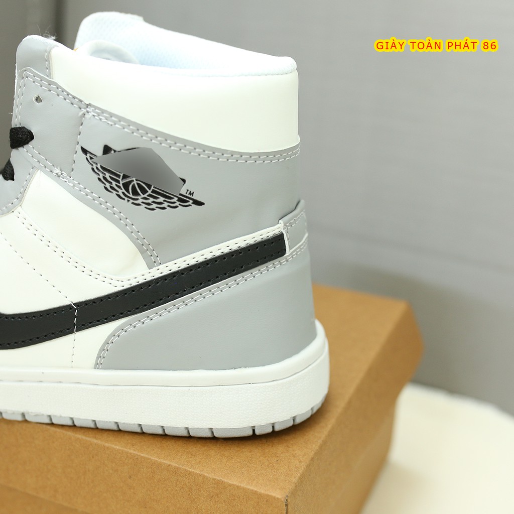 [Mã FAGREEN245 giảm 10% tối đa 30k đơn từ 99k] Giày Sneaker Thể Thao Jd1 Nam Nữ cao thấp màu Xám | BigBuy360 - bigbuy360.vn