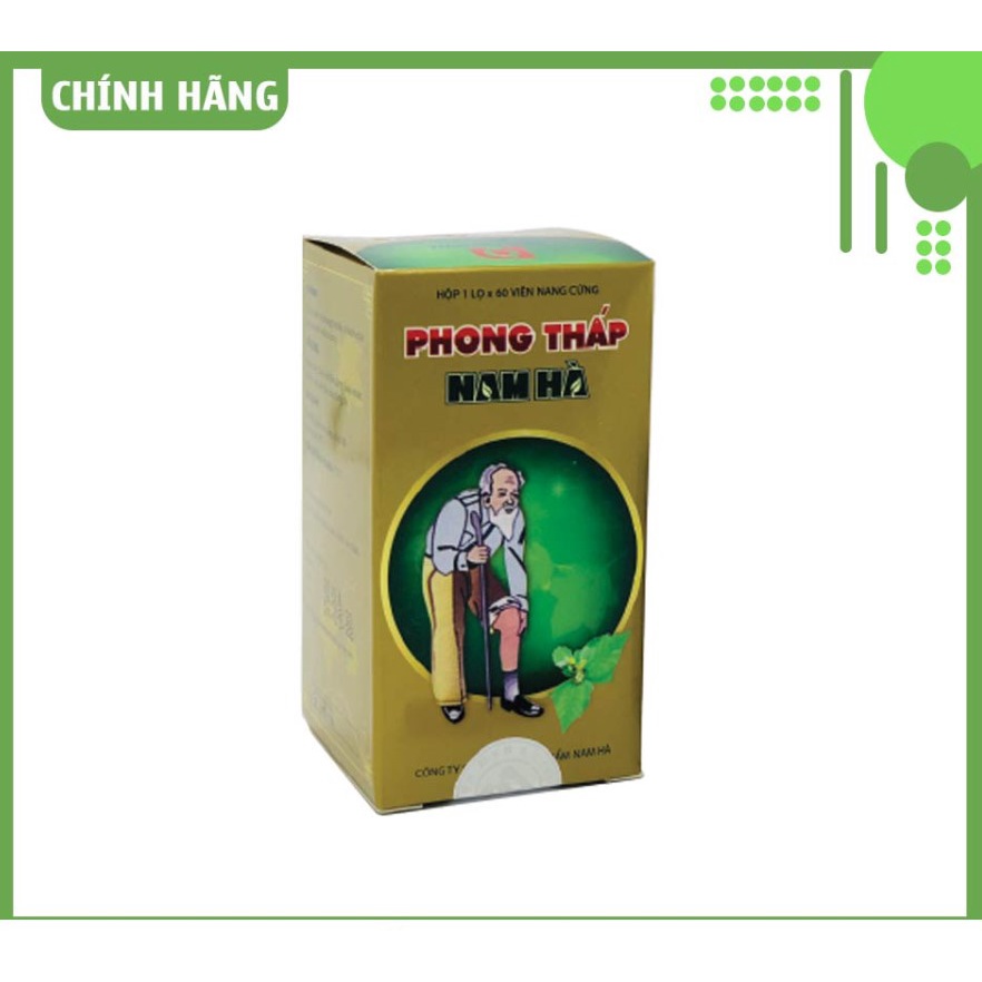 Hoàn Phong Thấp Nam Hà - Lọ 60 viên - Hỗ Trợ Phong Tê Thấp, Tê Bì Chân Tay, Nhức Mỏi Xương Khớp