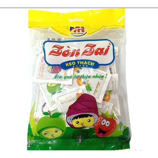 Kẹo Thạch Zòn Zai MH, Thạch Trái Cây - Gói 400gram