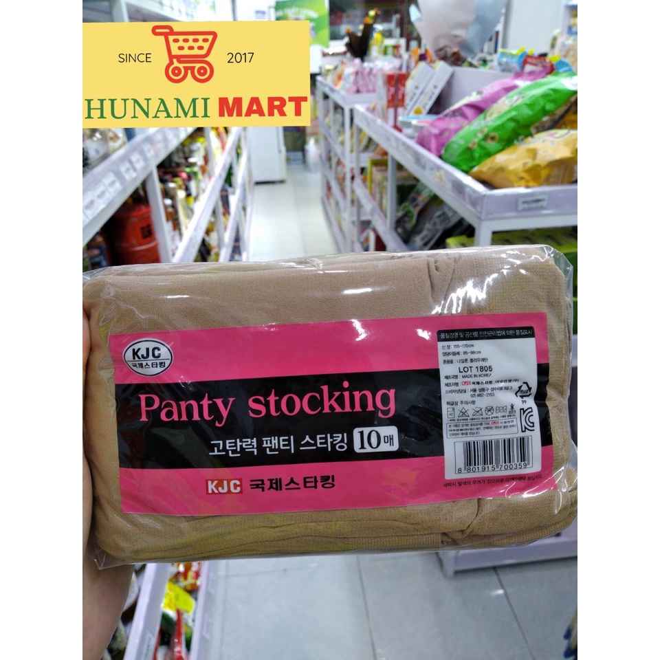 Quần Tất Panty Stocking Hàn Quốc siêu dai cho nữ set 5 chiếc - Sẵn 2 da chân, cát cháy