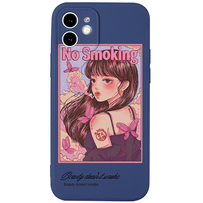 Ốp lưng JURSUE chống bẩn hoạt hình dễ thương đẹp cho iPhone 13 12 11 Pro Max SE 2020 X XR XS ip 8 7 6 6S Plus kute Y199