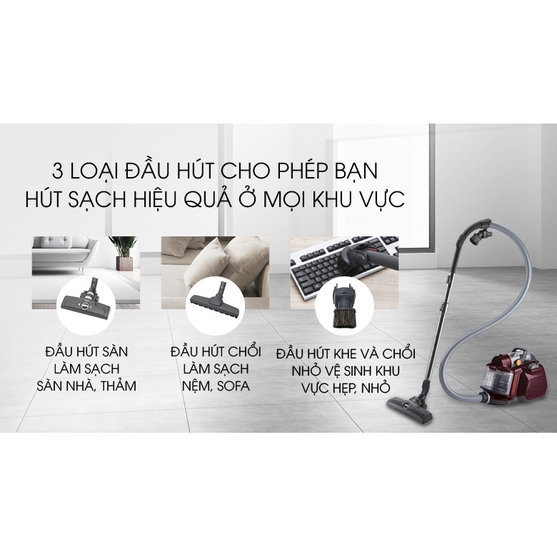 Máy hút bụi Electrolux ZSP4303AF 1600W