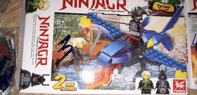 Lắp ráp NLego Ninjagr 6304 có nhiều chi tiết rất đẹp