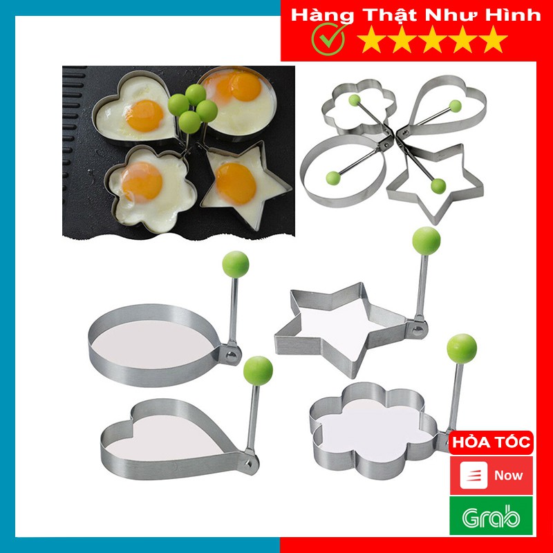 Khuôn Inox Chiên Trứng Ốp La Nhỏ Gọn Nhiều Hình Dễ Thương Cho Bé - MTDDT