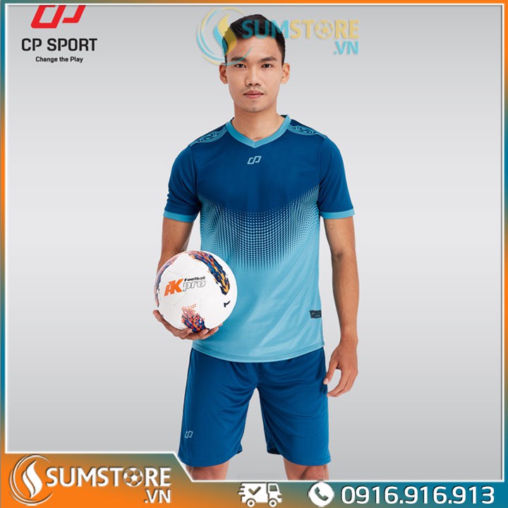 Áo Bóng Đá Không Logo CP Sport - Winner Xanh Ngọc - Đồ Đá Banh Thể Thao Nam Nữ Mới Đẹp