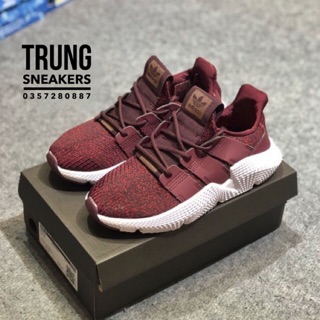 Giày thể thao sneakers propher đỏ mận