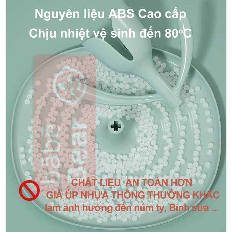 Giá úp bình sữa Kichilachi cho bé hình cây, nhỏ gọn tiện lợi