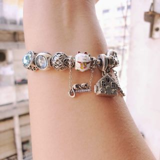 Charm bạc s925 mèo