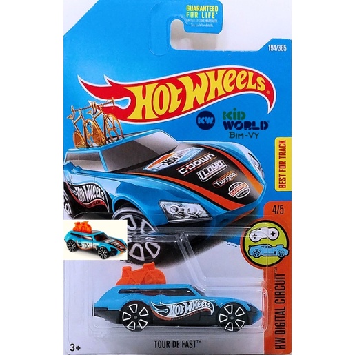 Xe mô hình Hot Wheels basic Tour De Fast DTY94, 40K.