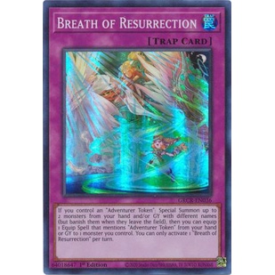 Thẻ bài Yugioh - TCG - Breath of Resurrection / GRCR-EN036'