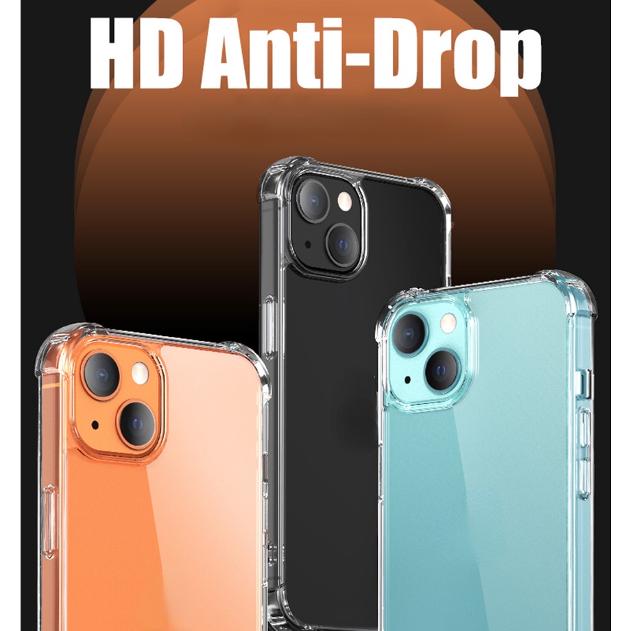 Ốp Điện Thoại Silicon Mềm Trong Suốt Chống Sốc Cho iPhone 14 13 12 11 Pro Max XS Max X XR 8 7 6 Plus