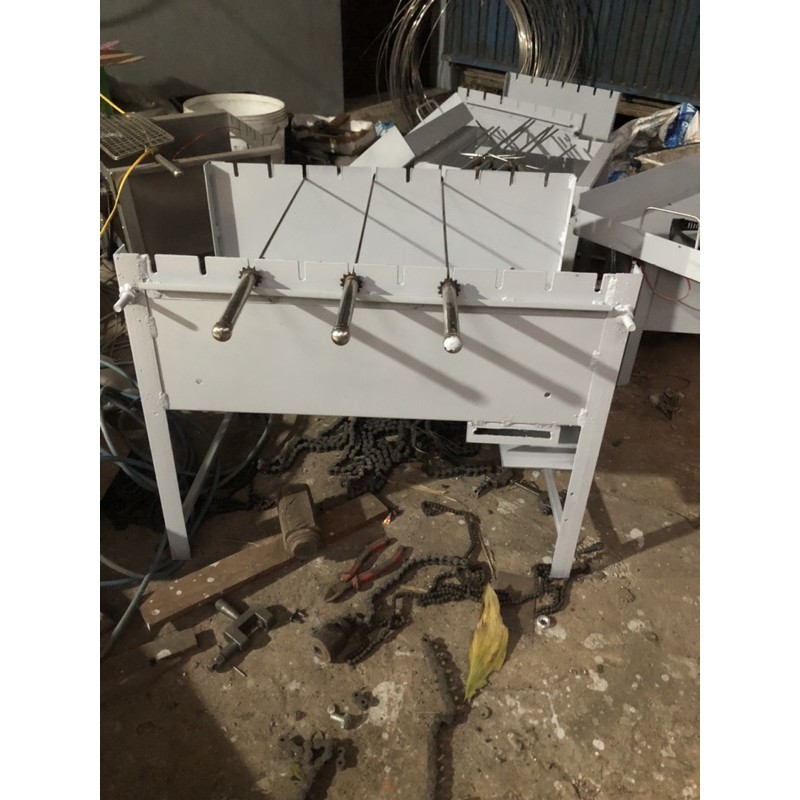 Mô Tơ Giảm Tốc 220v + Bộ Chế Máy Nướng Thịt 6 xiên đơn