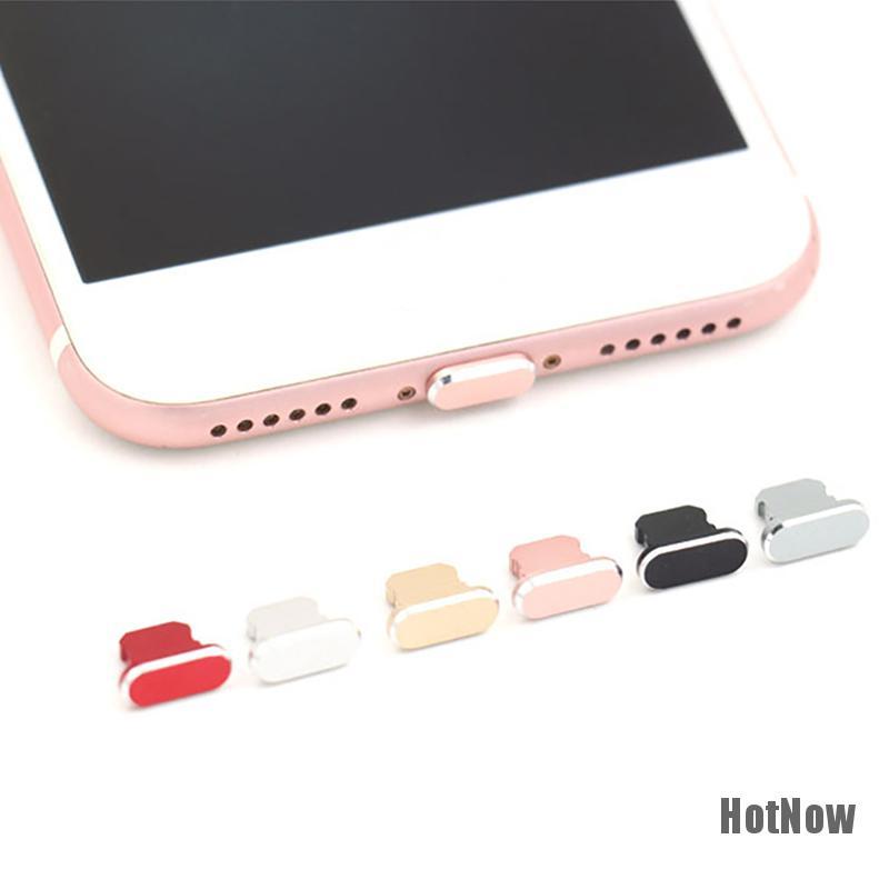 Nút Bịt Ổ Cắm Chống Bụi Bằng Kim Loại Cho Cổng Sạc Điện Thoại