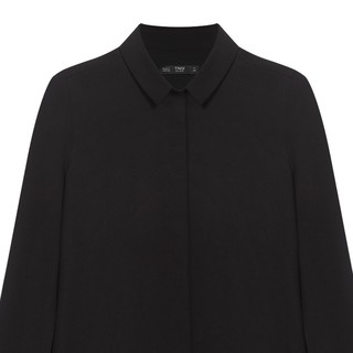 Áo sơ mi chiffon đen S457 NỮ TNG