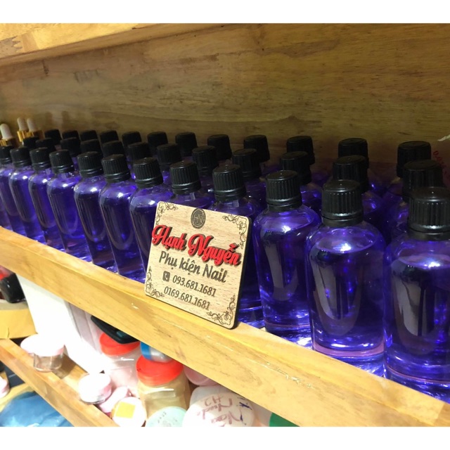 Liquid Tím Mỹ Coffee chuyên dụng Nặn Hoa - EMA Đắp phom móng