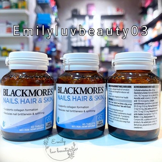 Blackmores Nail, Hair & Skin hỗ trợ đẹp tóc, móng và đẹp da 60 viên date 2023
