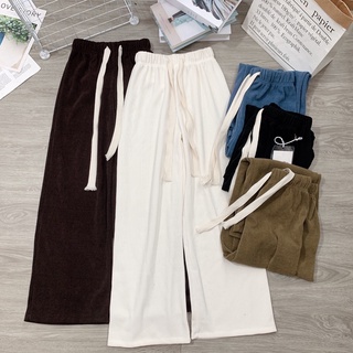 Quần nhung tăm ống suông - nhím xù shop