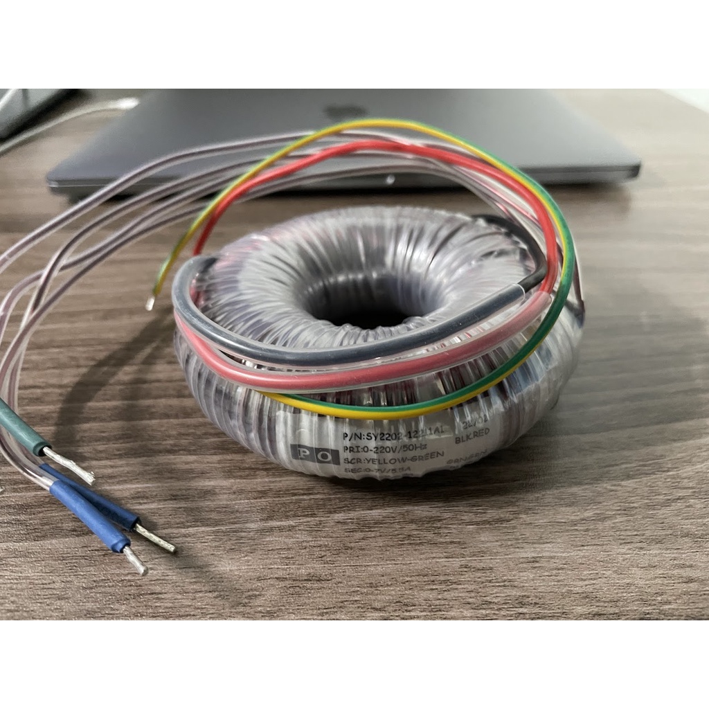 Biến áp O-Core 100W Output 7VAC 12VAC 5.5A