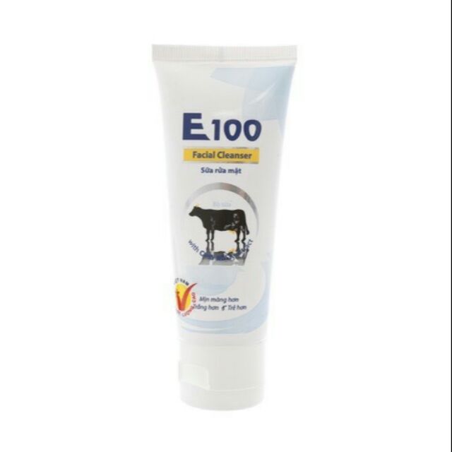 Sữa rửa mặt E100 tinh chất sữa bò tươi 80ml